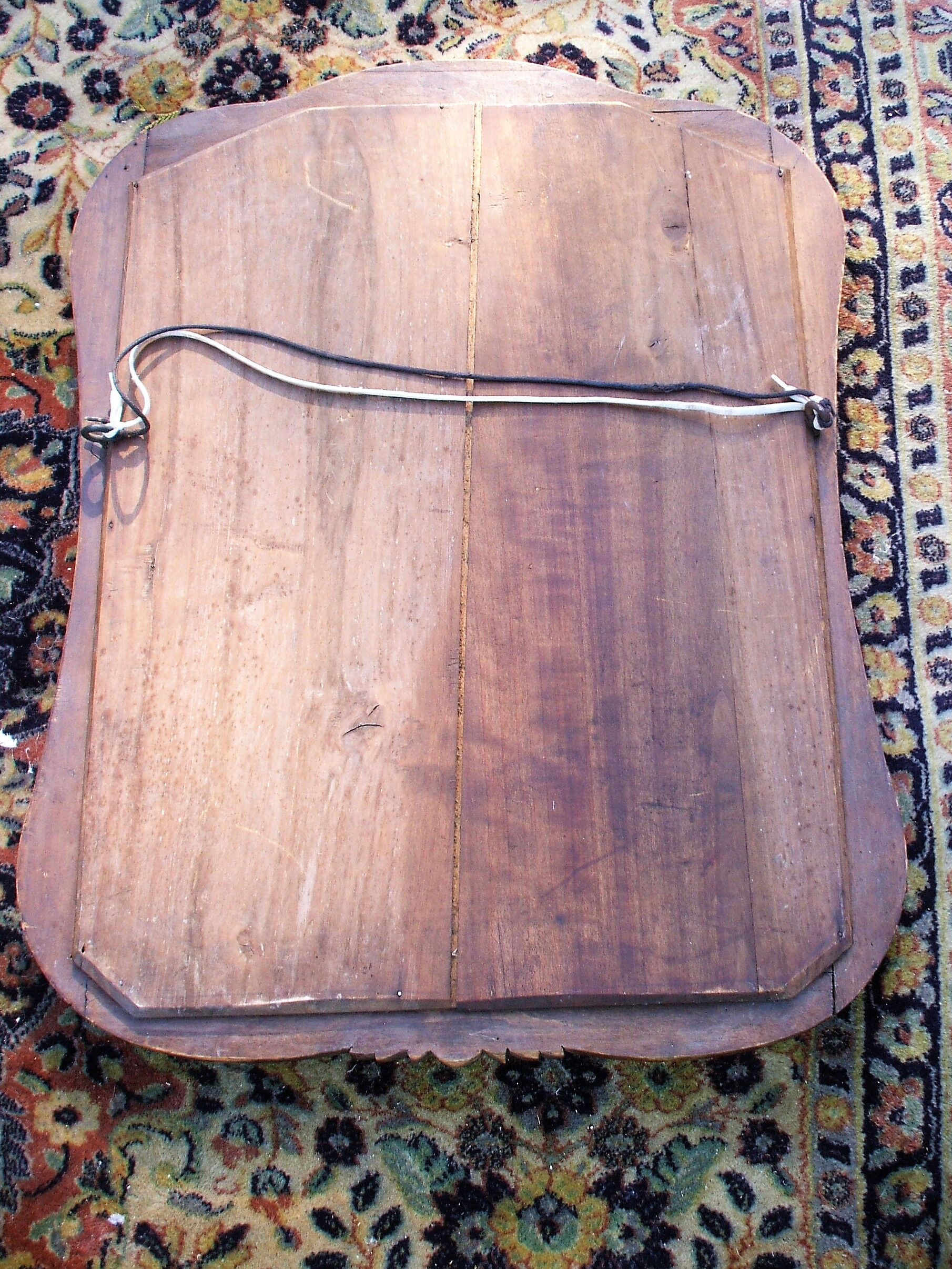 Beveled mirror frame wood 54x70cm