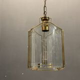Italian glass brass pendant ceiling lamp