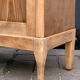 Armoire vitrée vintage bois brut 1950