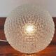 Big Design mid century glass Table Lamp, 1980s - Czechoslovakia