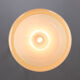Mid-century Yellow Glass & Brass Pendant Lamp