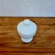 Vintage opaline glass sweet jar with lid