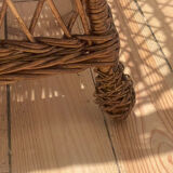 Vintage rattan armchair