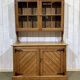 Two-part English sideboard in fir and walnut from the 1930s