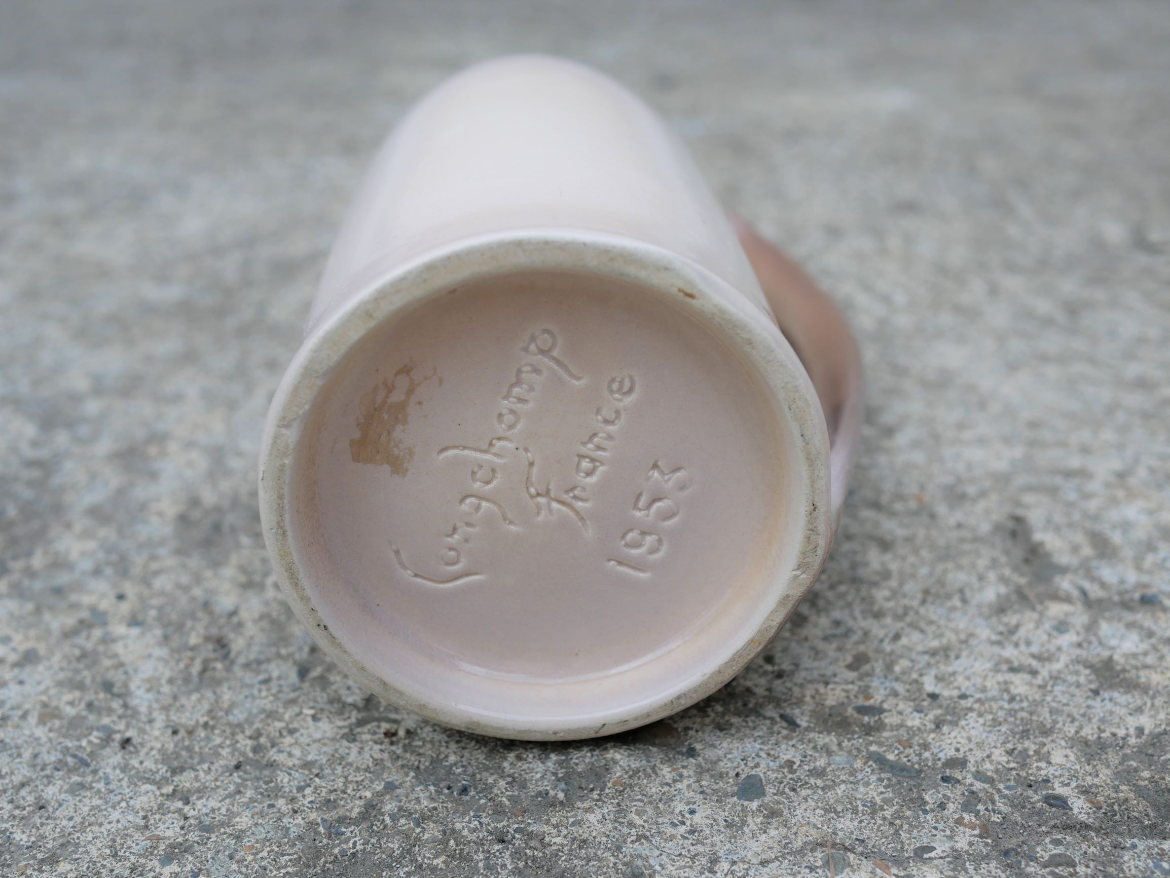 Vintage ceramic pitcher vase