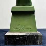 Art Deco Sculptural Bookends by Max Le Verrier, Paris, France, 1925, Set of 2