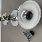 Silver disc wall lamps by Charlotte Perriand, Germany, 1970s, set of 4