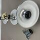 Silver disc wall lamps by Charlotte Perriand, Germany, 1970s, set of 4