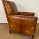 Leather club chair