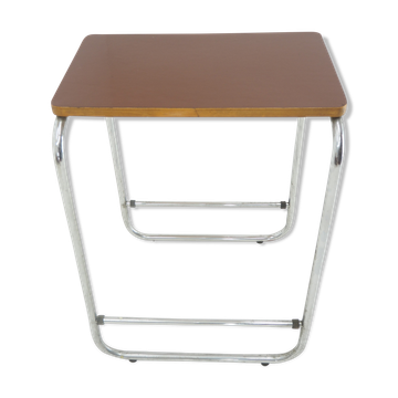 midcentury chrome side table, 1960s