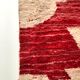 Moroccan Berber carpet Boujaad red and ecru 2,41 x 1.35 m