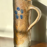 Stoneware jug by Jean Claude Monange.