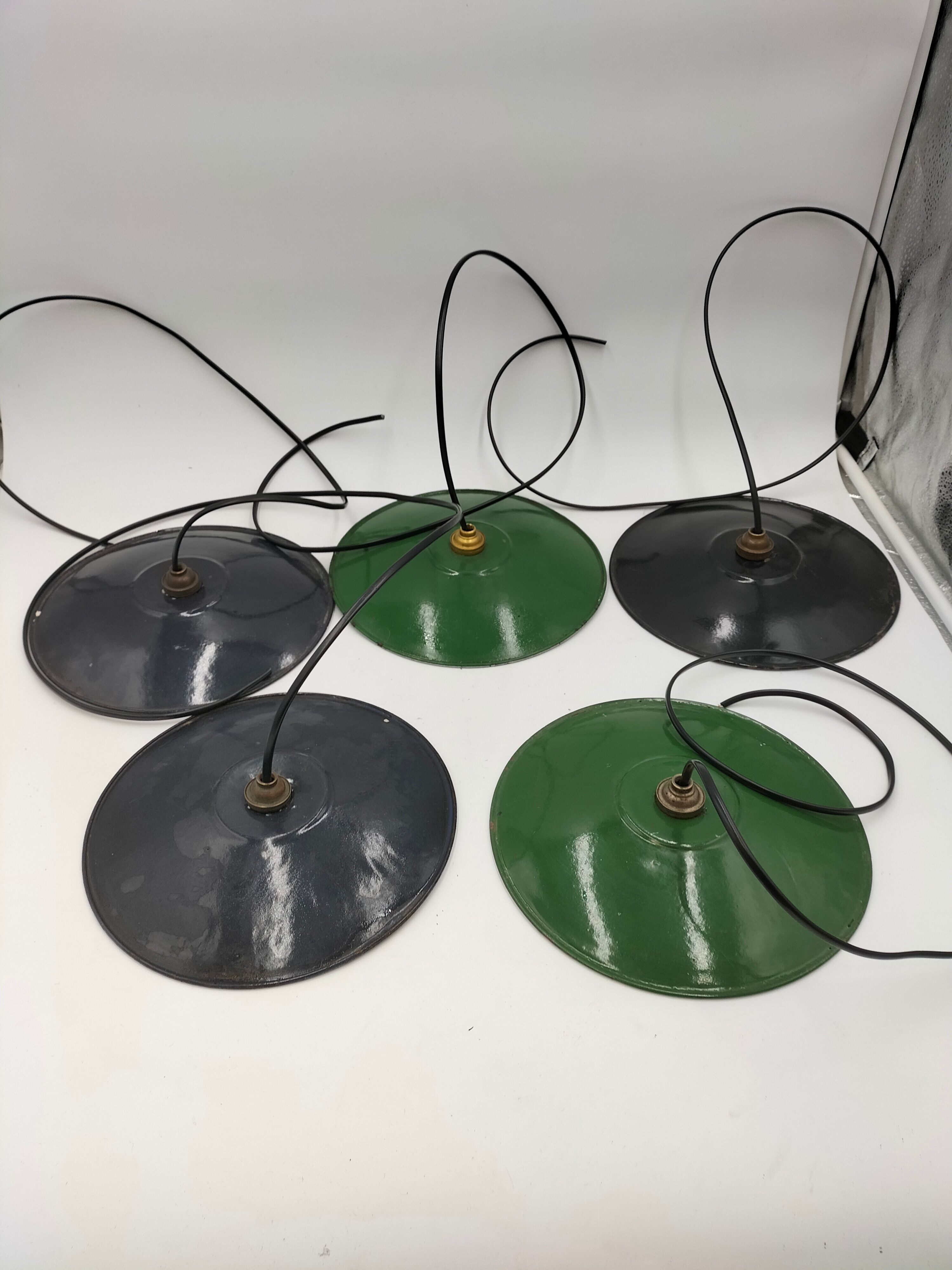 Enamelled old lamp series