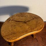 Small oak tripod stool or plant stand