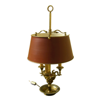 Vintage hot water bottle lamp