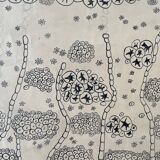Vintage botanical poster wall board 1970's hand made pharmaceutical university
