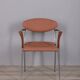 Set of 5 vintage 1980s Coro chairs with armrests, designed by Origlia