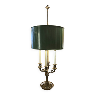 Lampe bouillotte en bronze de style empire, début XXe