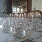 Crystal glass service 70s