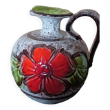 Vintage floral pitcher