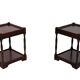 Georgian style set Mahogany night stands sofa tables .England