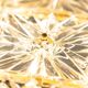 Large ceiling light in faceted crystal by Kinkeldey, Germany.