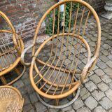 Salon de jardin en rotin