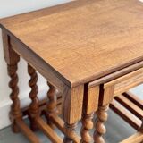 Set of 3 Oak Nesting Tables