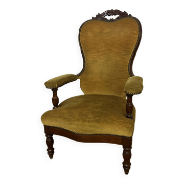Louis XVI style Voltaire armchair