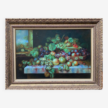 Tableau "Nature morte aux fruits".