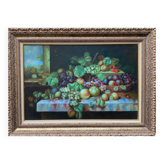 Painting “Still life with fruit”.