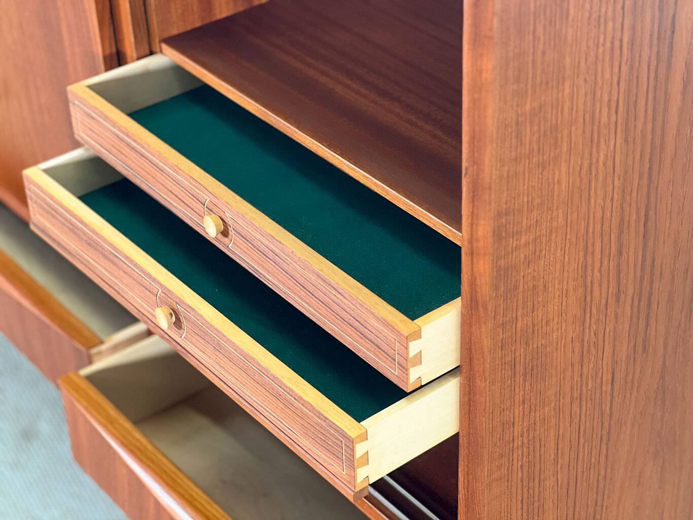 Highboard by E.W. Bach for Sejling Skabe (1960s Denmark)