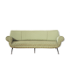 Curved silk sofa by Gigi Radice, 1950