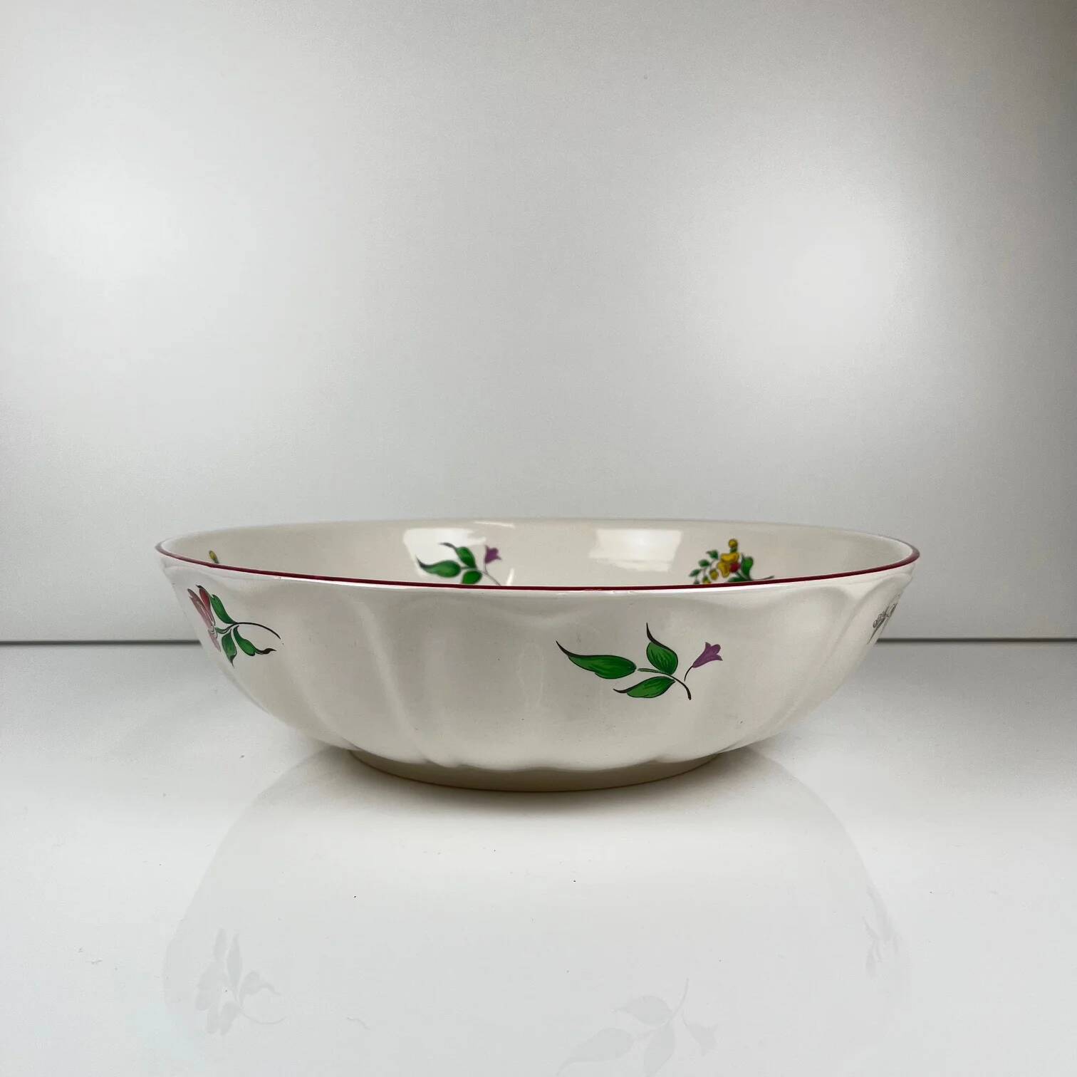 Saladier modèle Réverbère par KG Lunéville