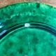 Green asparagus plates in slurry Vallauris 6 pieces