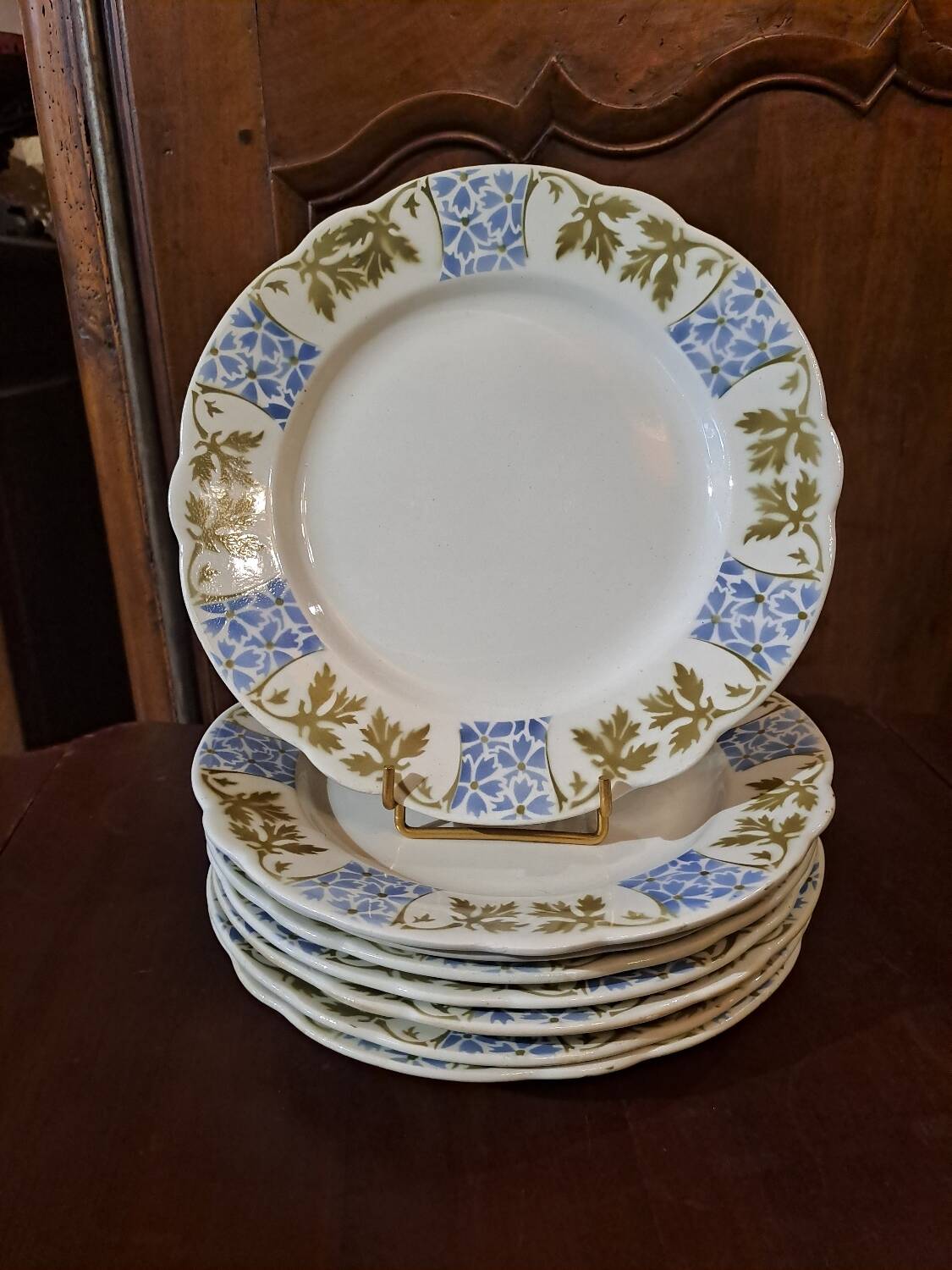 8 flat plates KG Lunéville