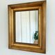 Paire de miroirs muraux en bois doré danois antiques, fin du 19e siècle