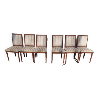 Lot 6 chaises louis ,16