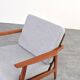 Fauteuil en teck danois des années 1960.