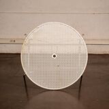 Perforated metal garden table