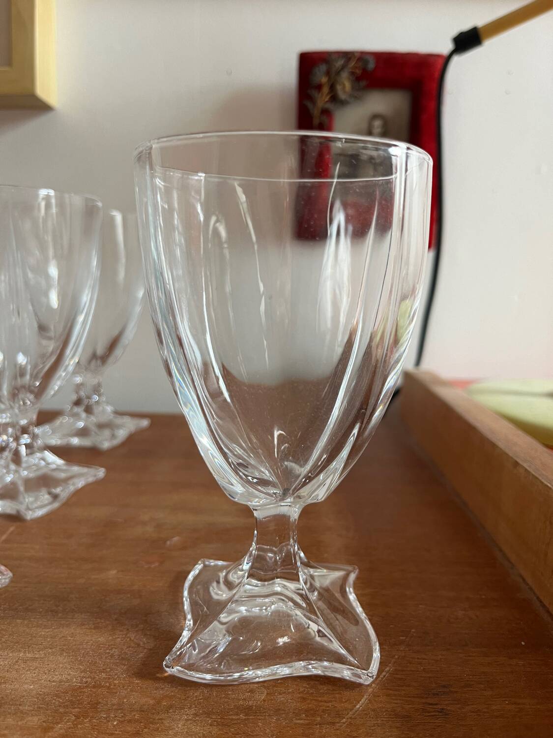 Service verres vintage