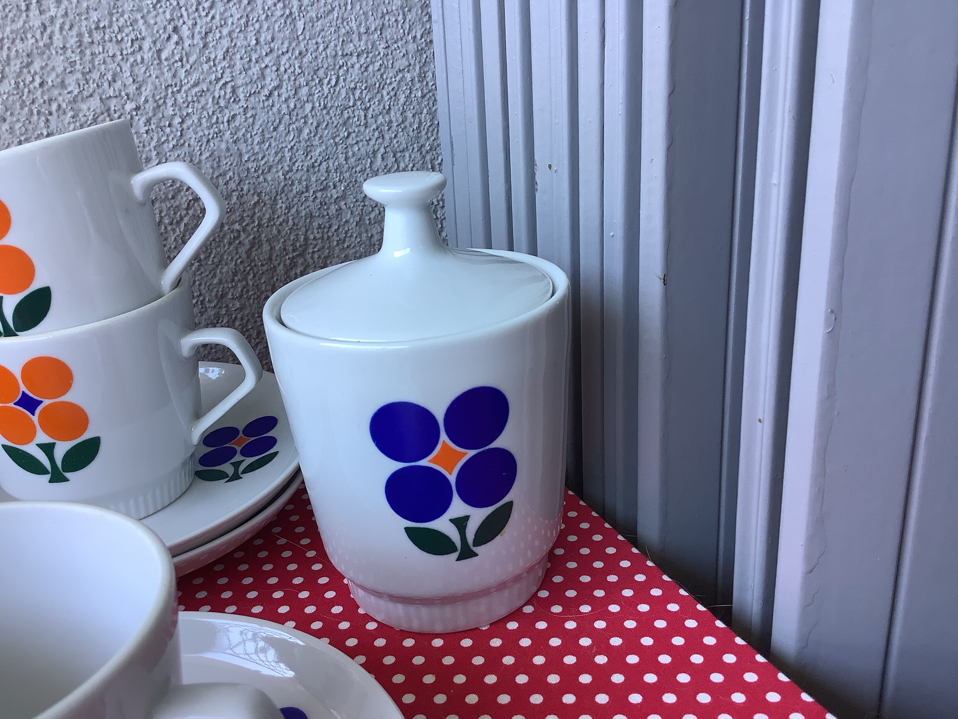 Colditz seventies porcelain cups
