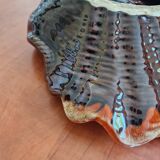 Large ceramic saint jacques shell cup 33x 30 cm - vintage-