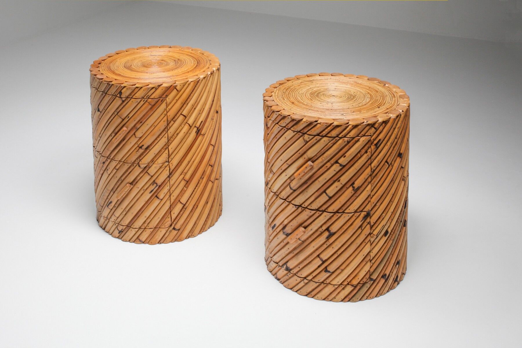 Paire de tables d'appoint Vivai del Sud 1970