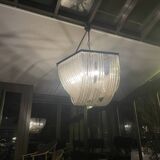 Lustre en verre drapé