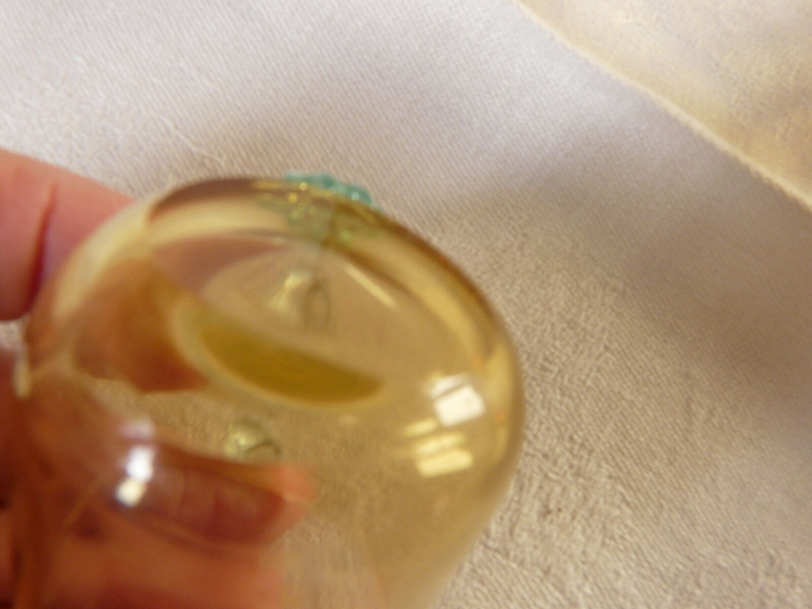 6 verres à liqueur modèle Georges Sand verre teinté