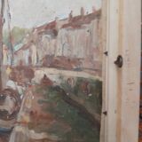 Marine oil on canvas signed