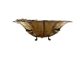 Art Deco hammered bowl on stand, Germany, 1930s