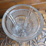 Vase Art Déco en cristal taillé