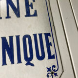 Plaque emaille ancienne